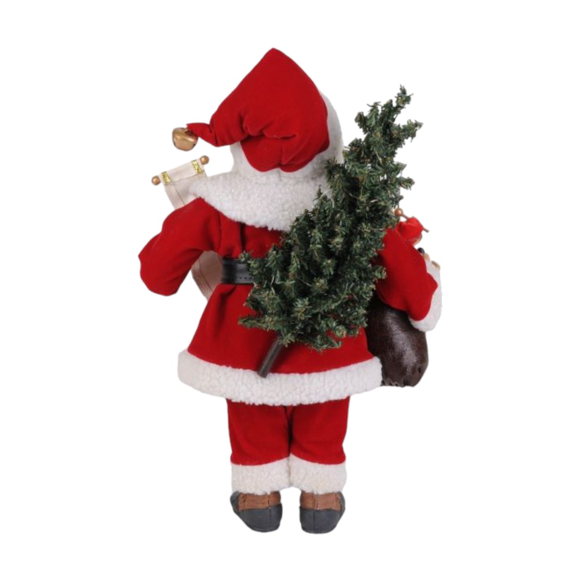 Karen Didion Lighted Vintage Toy Bag Santa