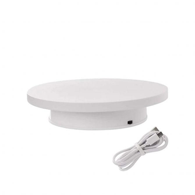 Karen Didion Rotating Display, White