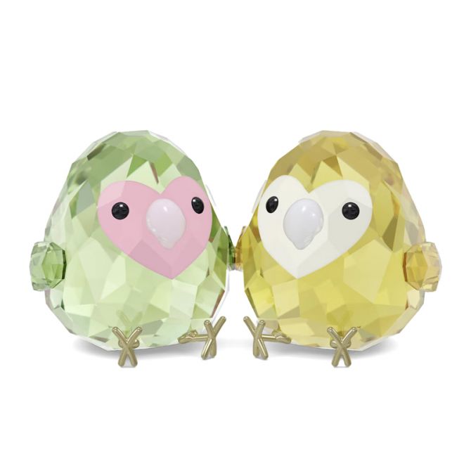 Swarovski All You Need Are Birds Love Bird Couple Figurine