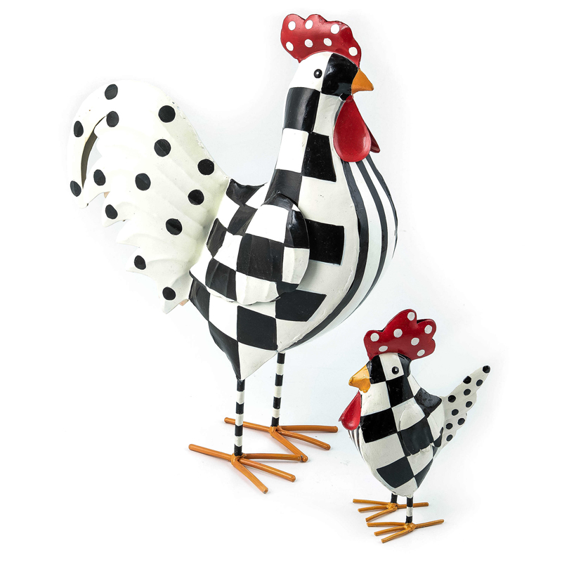 MacKenzie-Childs Checkerdot Rooster, Large