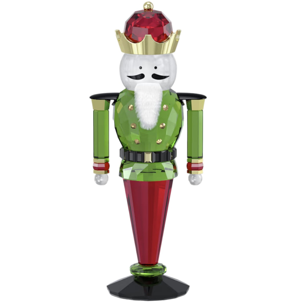 Swarovski Holiday Cheers Nutcracker Figurine, Green