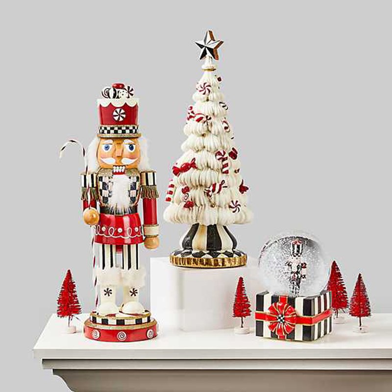 MacKenzie-Childs Peppermint Nutcracker