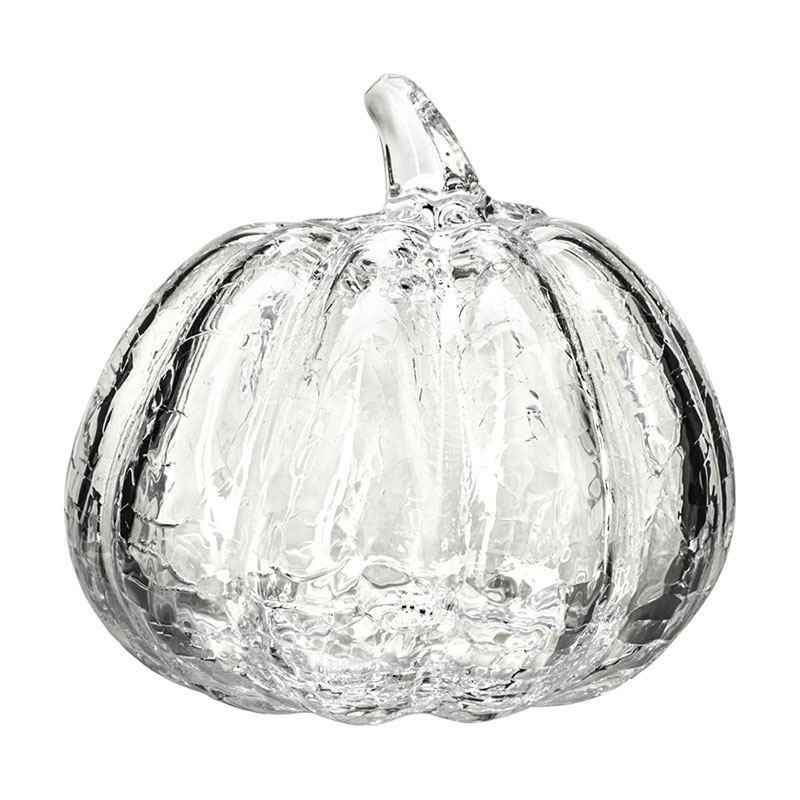 Simon Pearce Crackle Pumpkin, Medium