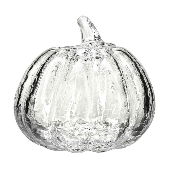 Simon Pearce Crackle Pumpkin, Medium