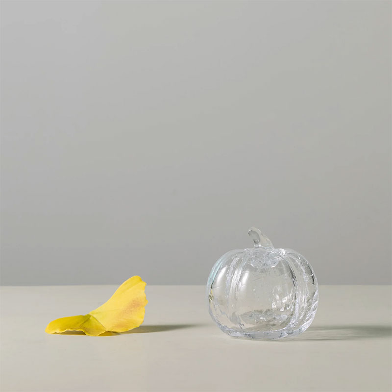 Simon Pearce Crackle Pumpkin, Small