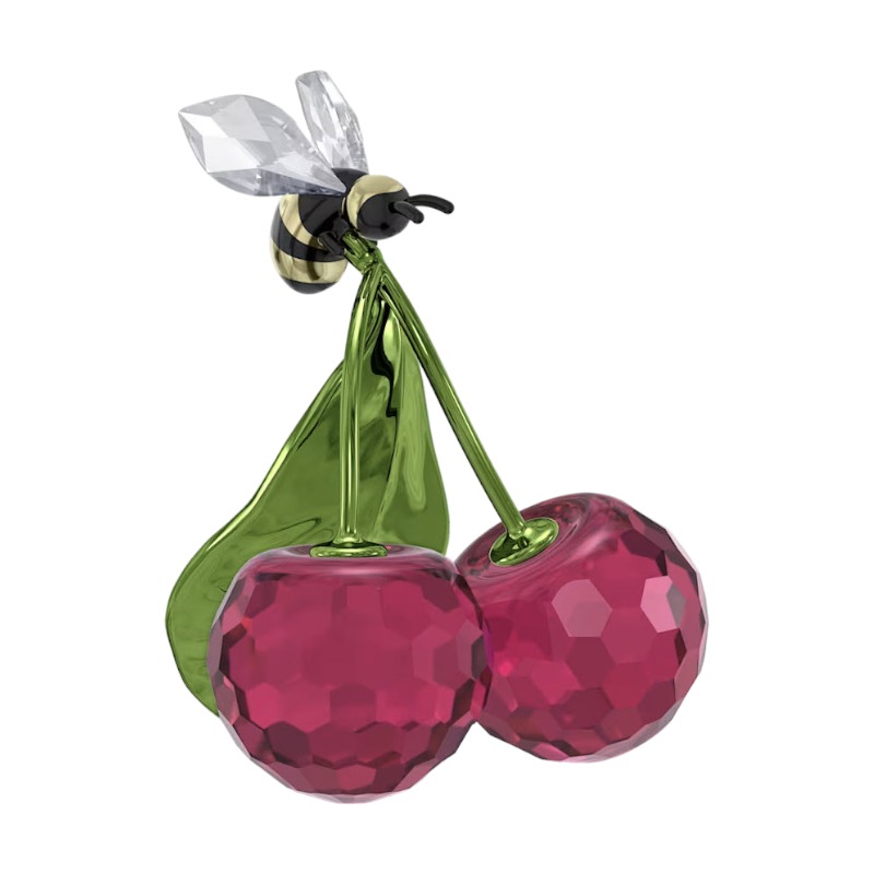 Swarovski Idyllia Bee and Cherry Figurine