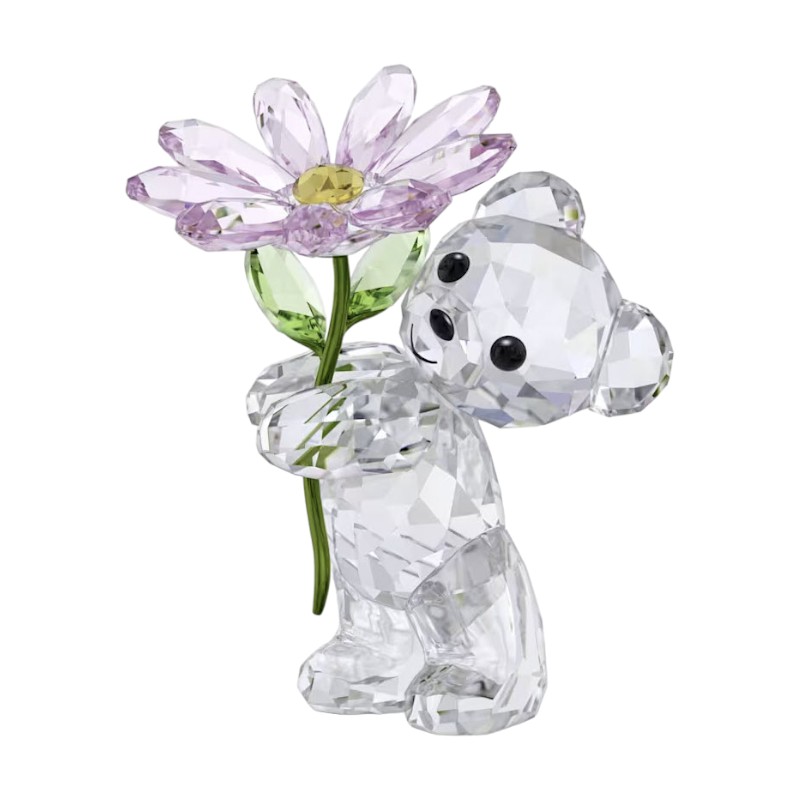 Swarovski Kris Bear A Daisy for You Figurine