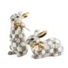 MacKenzie-Childs Sterling Check Standing Bunny