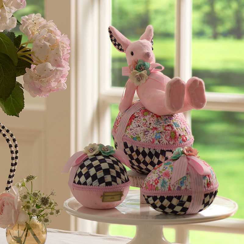 MacKenzie-Childs Prairie Bunny on Egg