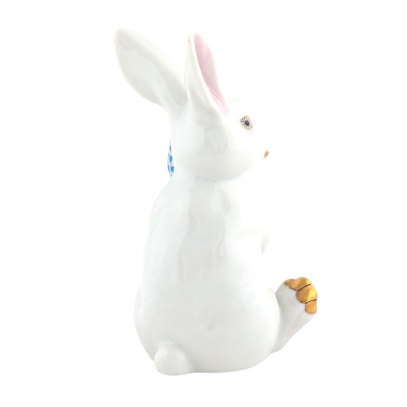 Herend Blossom Bunny, Blue