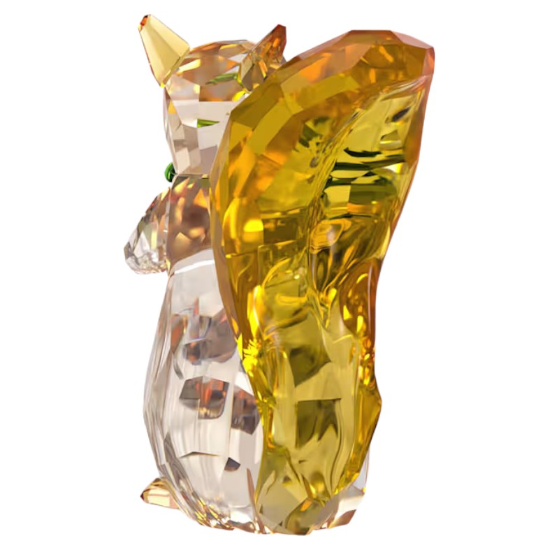 Swarovski Idyllia Squirrel and Acorn Figurine