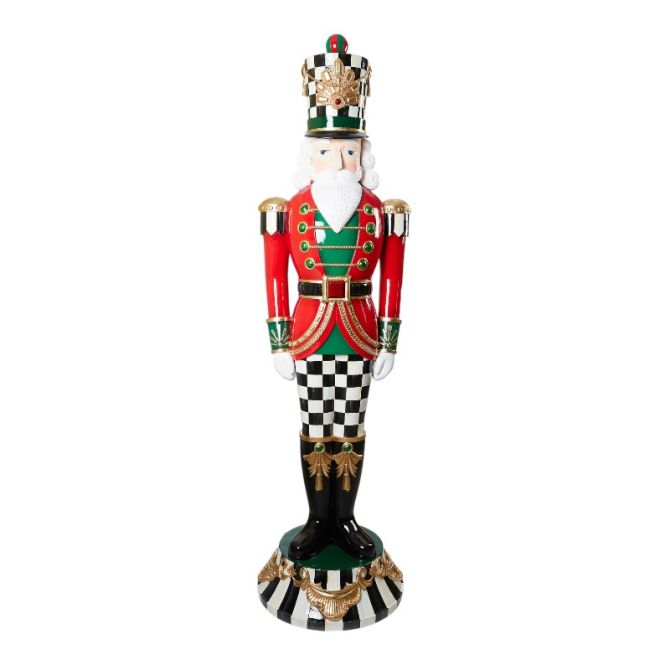 MacKenzie-Childs Classic Courtly Trophy Nutcracker