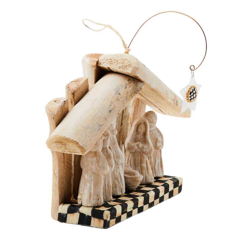 MacKenzie-Childs Farmhouse Holiday Wood Nativity