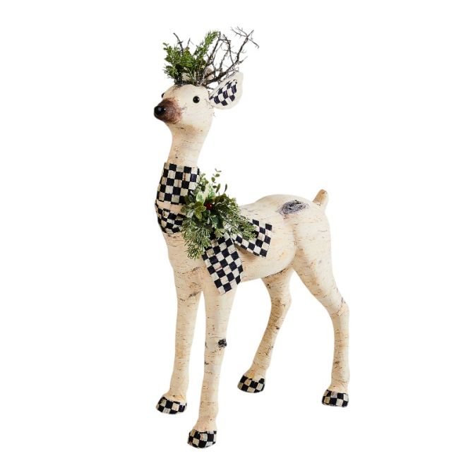 MacKenzie-Childs Farmhouse Holiday Birch Deer
