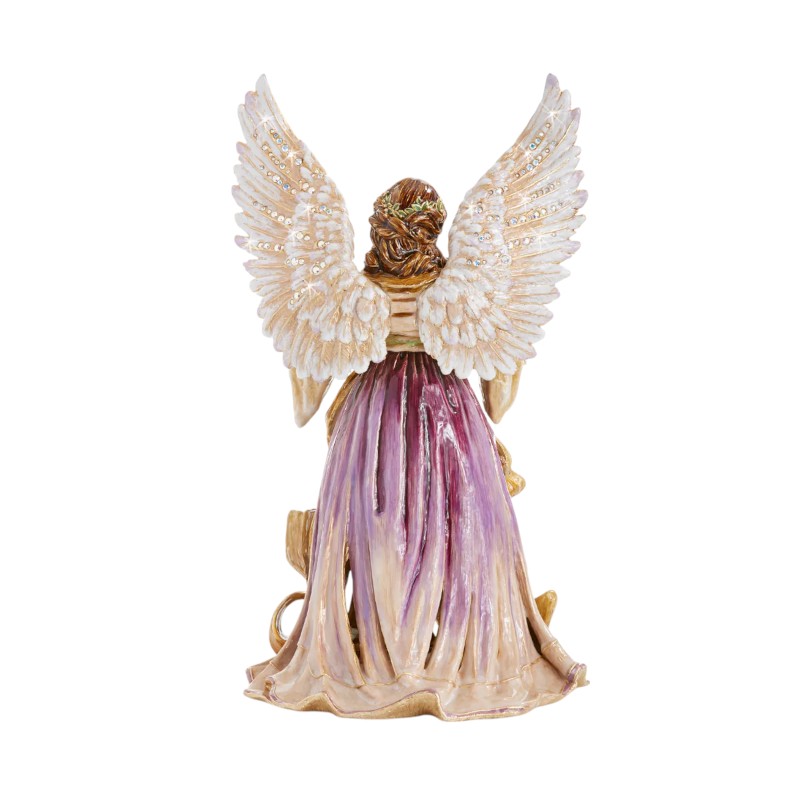 Jay Strongwater Renaissance Angel Musical Figurine