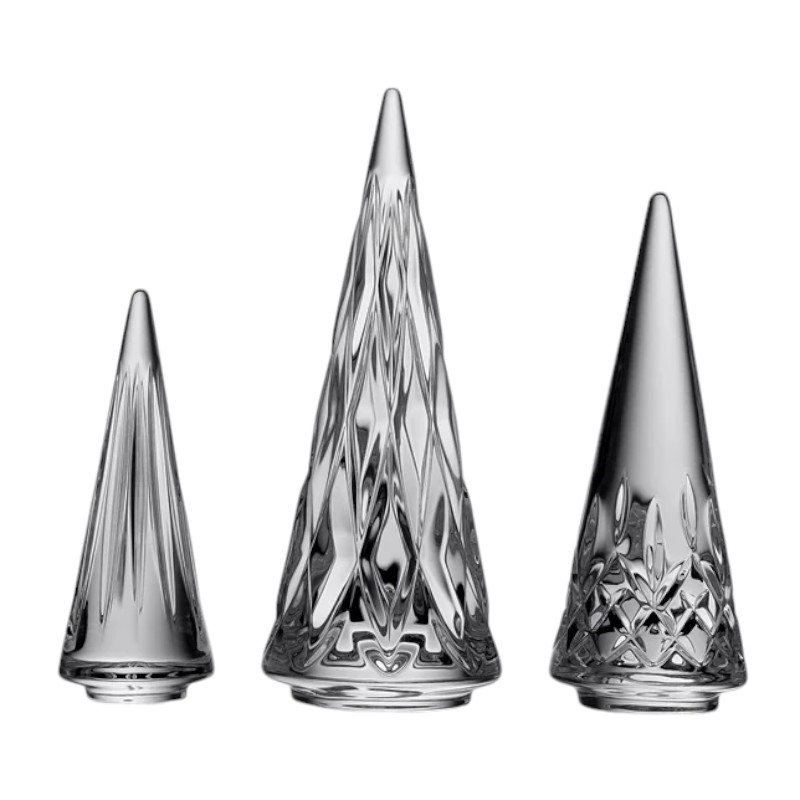 Waterford Christmas Standing Trees, Set of 3