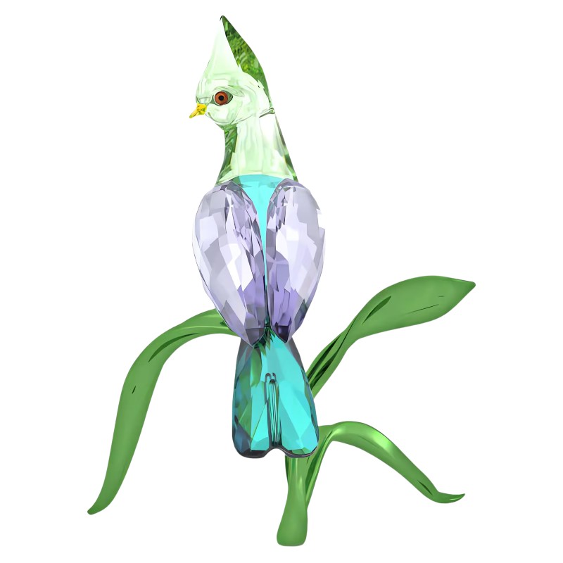 Swarovski Idyllia Green Turaco Figurine
