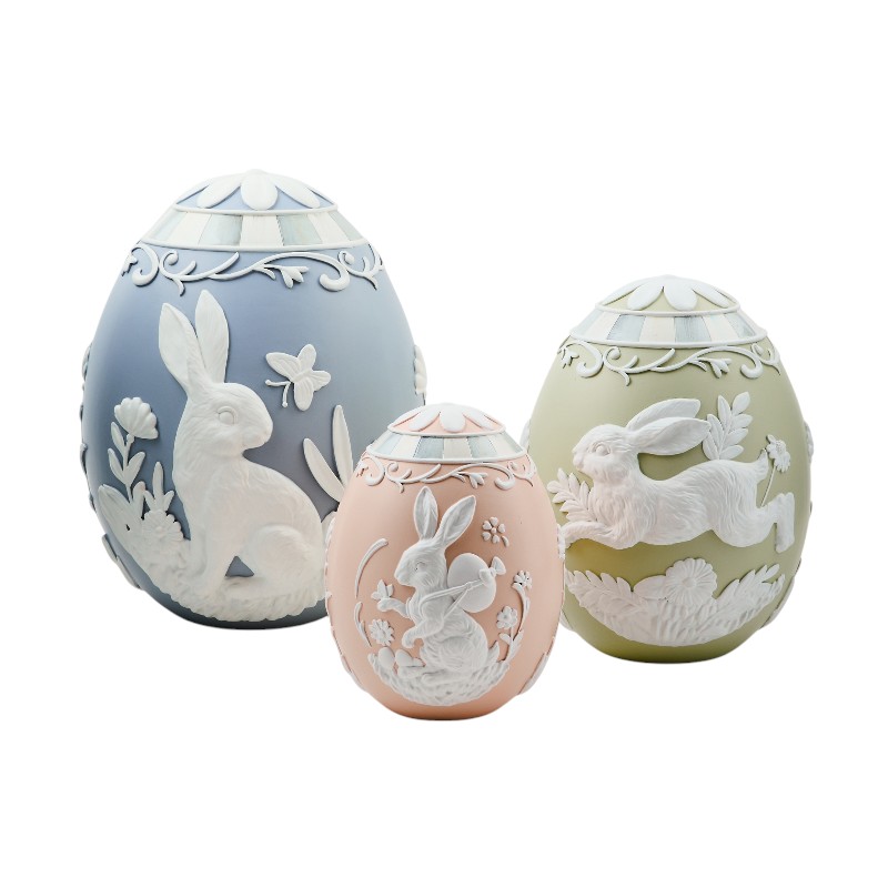 MacKenzie-Childs Cameo Egg, Medium