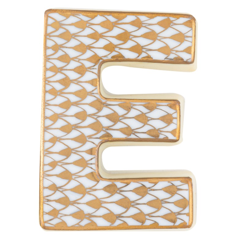 Herend Letter Figurine, E
