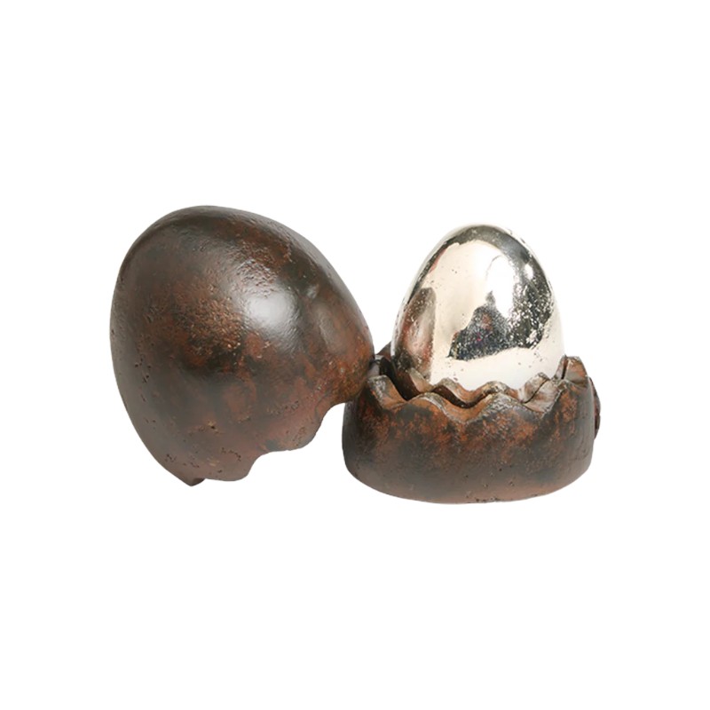 Jan Barboglio Sorpresa Egg Shell with Nickel Egg