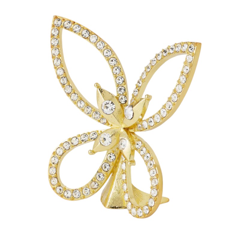 Olivia Reigel Gold Papillon Figurine, Gold Plated