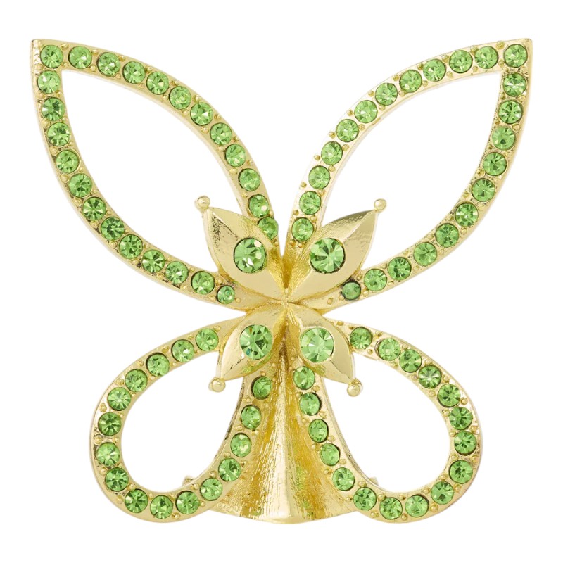 Olivia Reigel Gold Papillon Figurine, Peridot