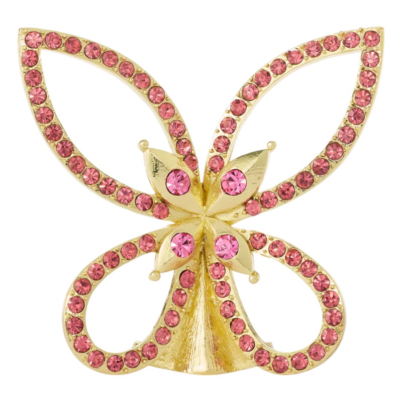 Olivia Reigel Gold Papillon Figurine, Rose