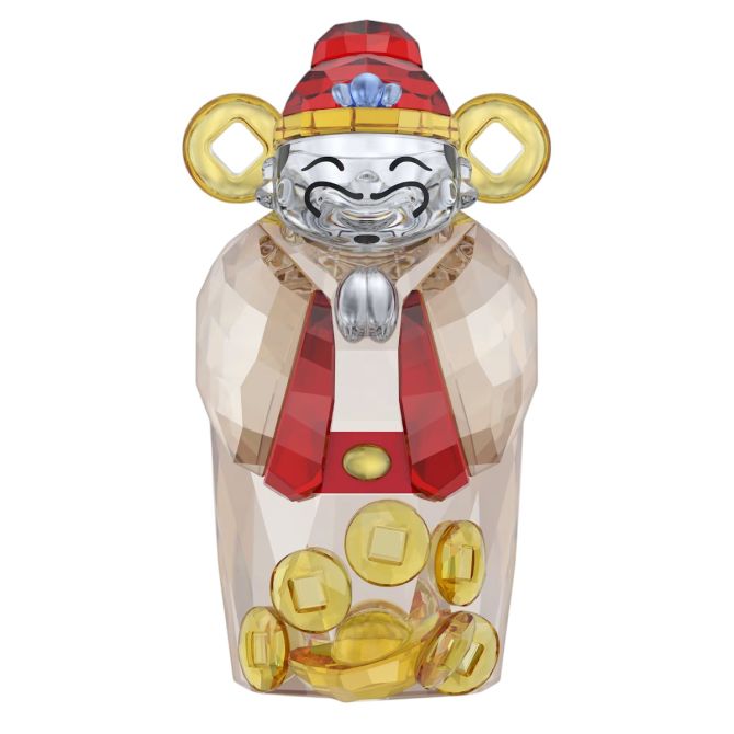 Swarovski Asian Symbols Figurine, God Of Wealth