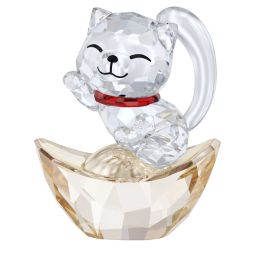Baccarat Zodiaque Tiger 2020 Figure, Gold and Clear Stripe