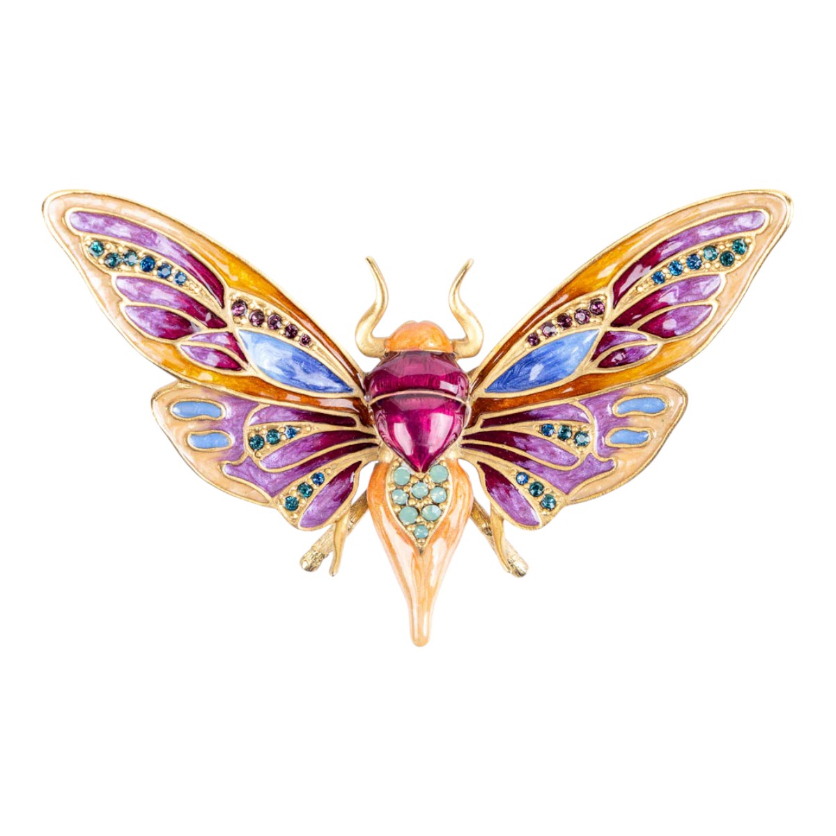 Jay Strongwater Rosey Moth Object