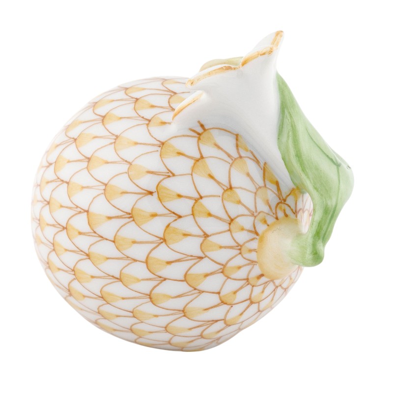 Herend Lemon with Blossom Figurine