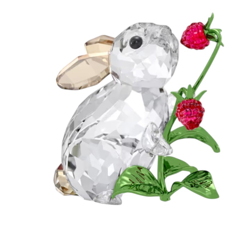 Swarovski Idyllia Rabbit and Raspberries Figurine