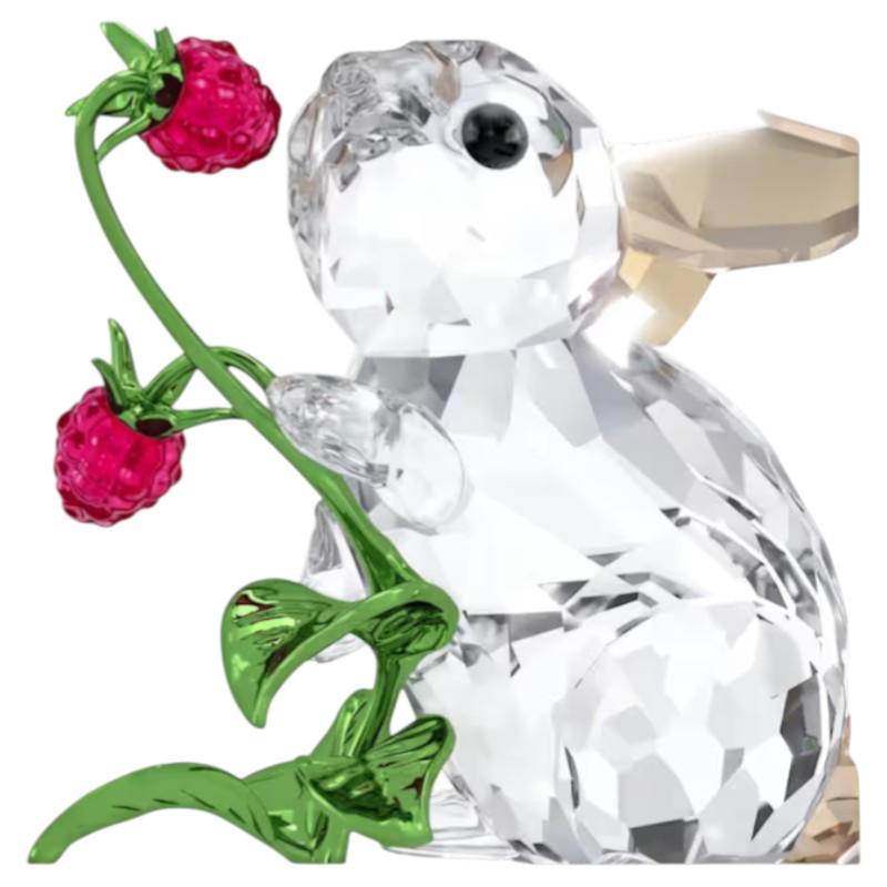 Swarovski Idyllia Rabbit and Raspberries Figurine