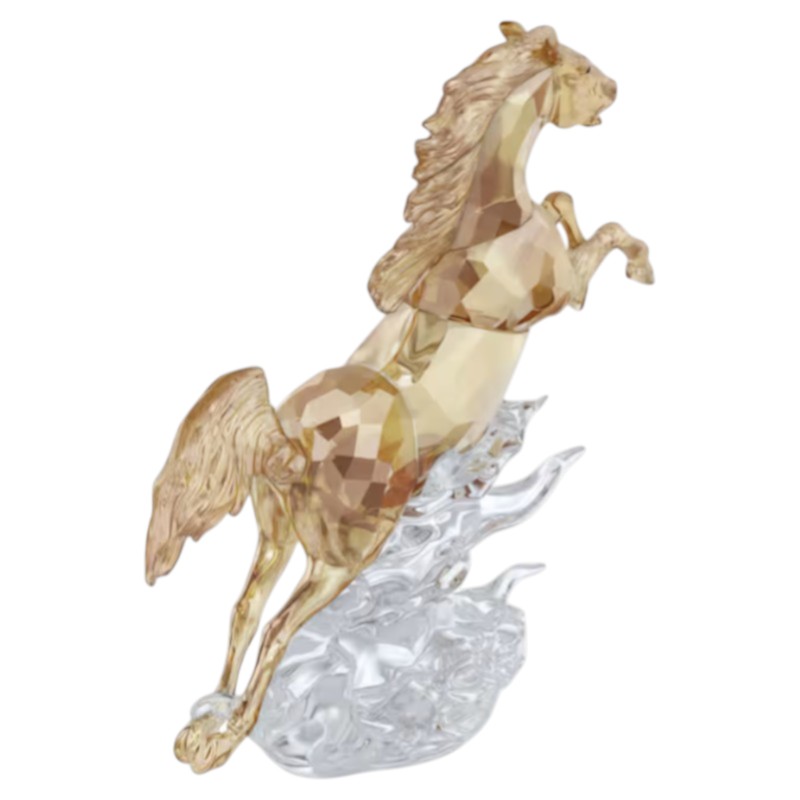 Swarovski Asian Symbols Leaping Horse Figurine
