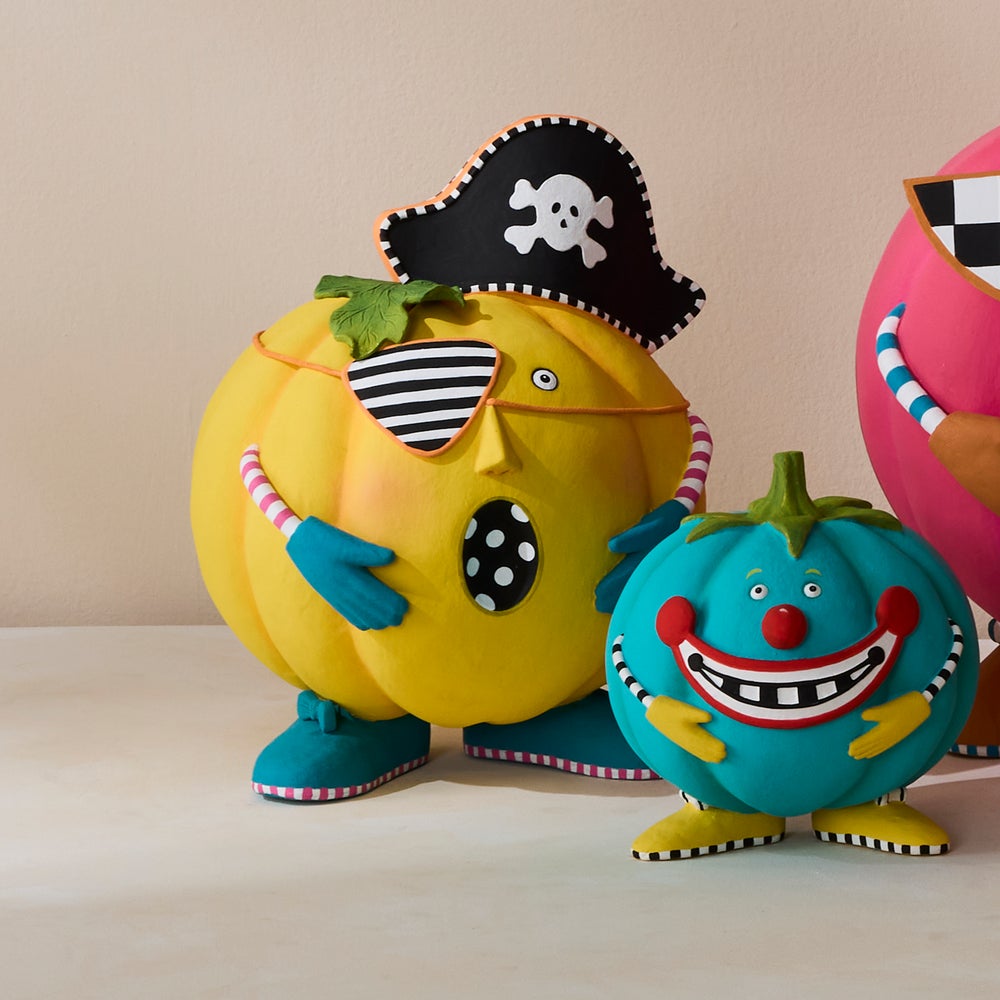 MacKenzie-Childs Patience Brewster Pirate Pumpkin