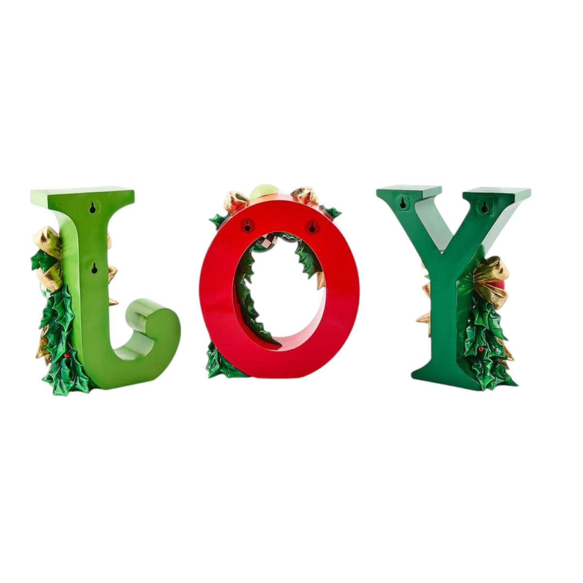 MacKenzie-Childs Check It Out Illuminated JOY