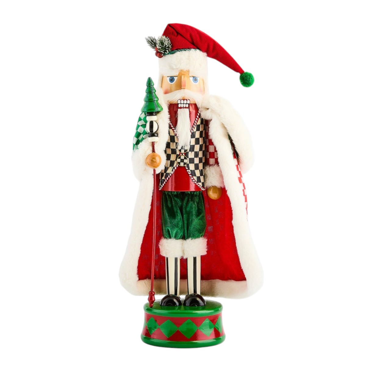 MacKenzie-Childs Check It Out Nutcracker