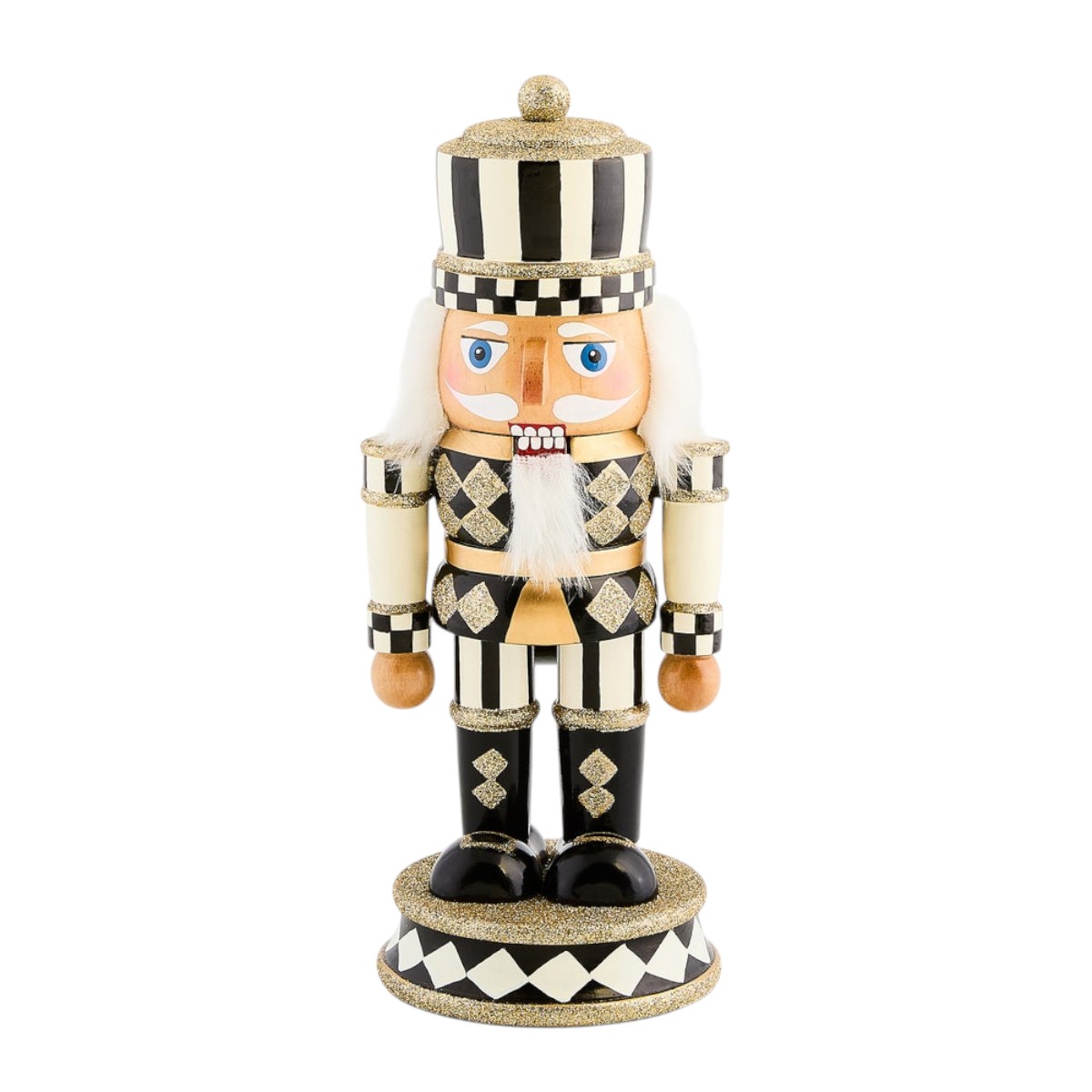 MacKenzie-Childs Courtly Harlequin Nutcracker, Short