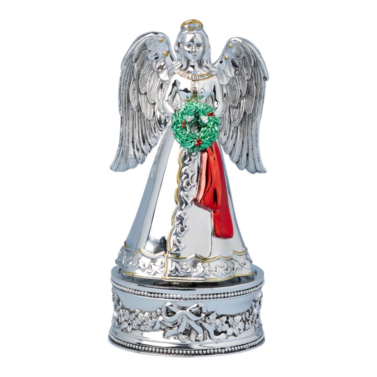 Reed & Barton Vintage Musical Angel Silverplate Figurine