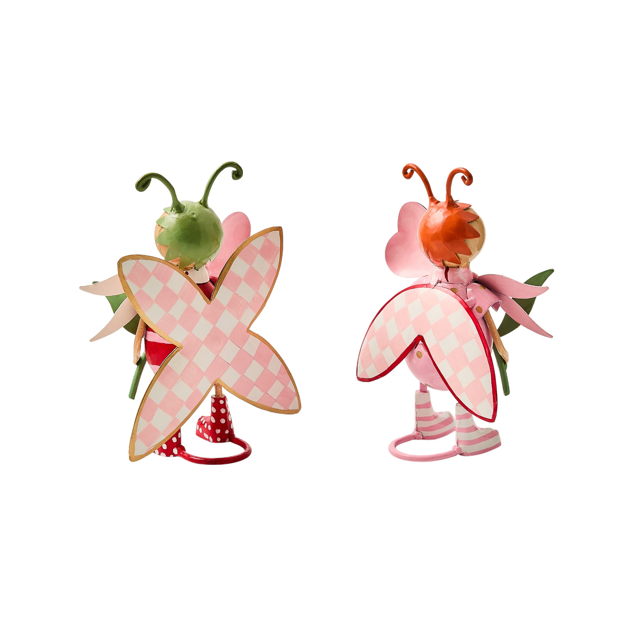 MacKenzie-Childs Love Bug Figurines, Set of 2