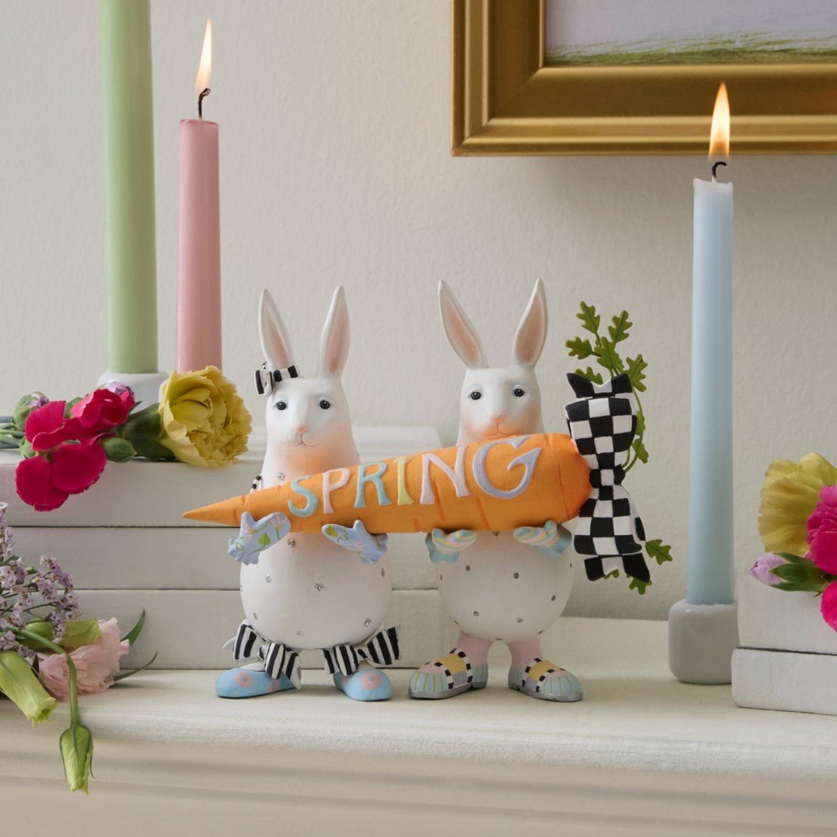 MacKenzie-Childs Patience Brewster Spring Rabbits