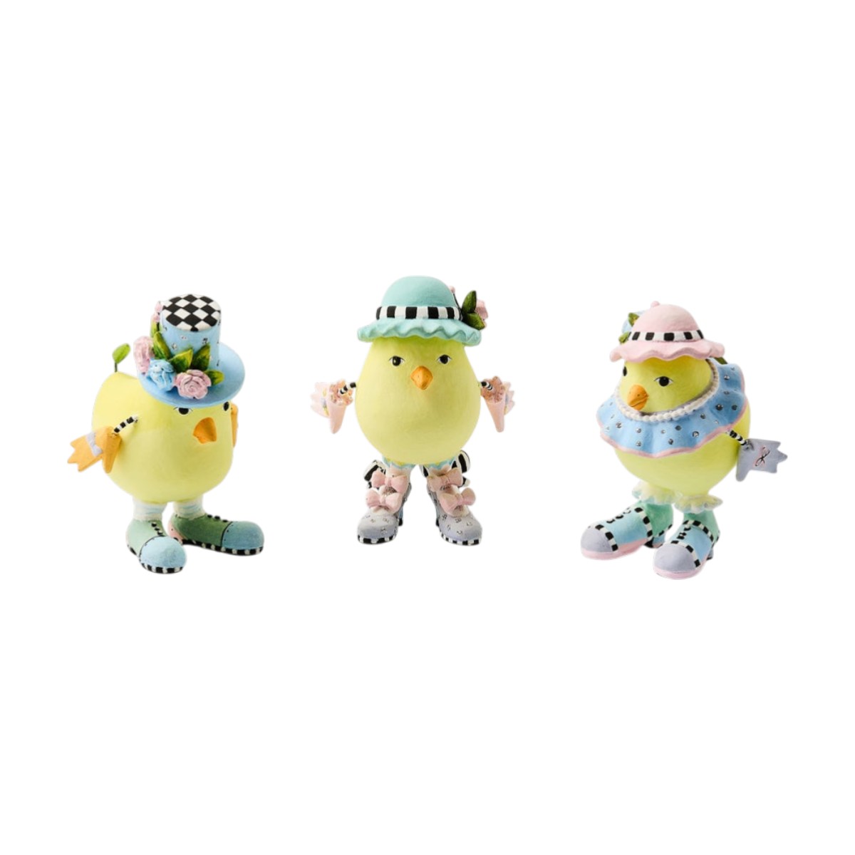 MacKenzie-Childs Patience Brewster Chicks, Set of 3