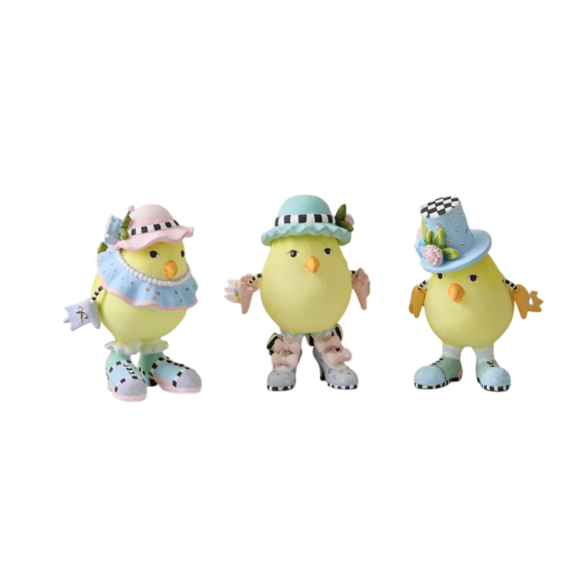 MacKenzie-Childs Patience Brewster Chicks, Set of 3