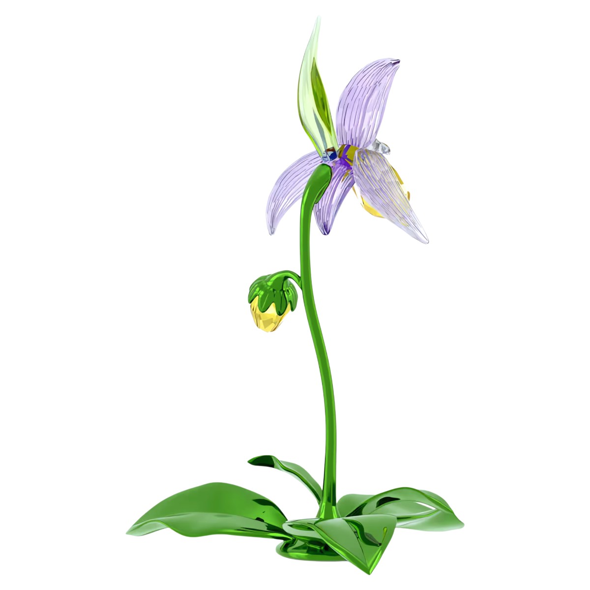 Swarovski Florere Figurine, Lady Slipper Orchid