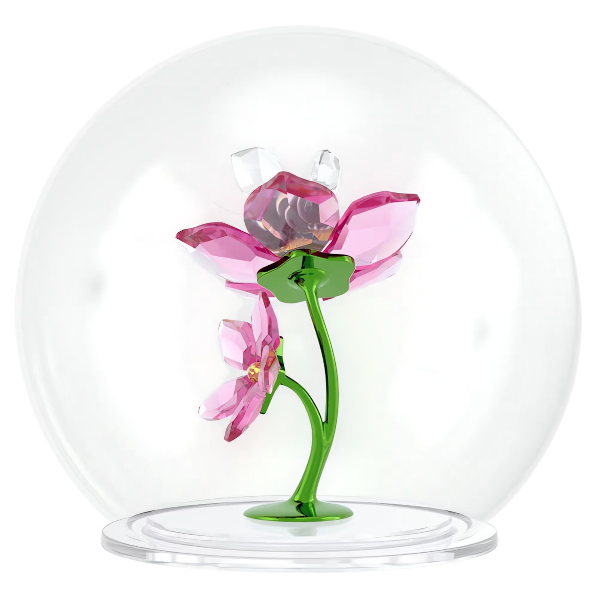 Swarovski Idyllia Glass Ball Figurine, Bee and Flower