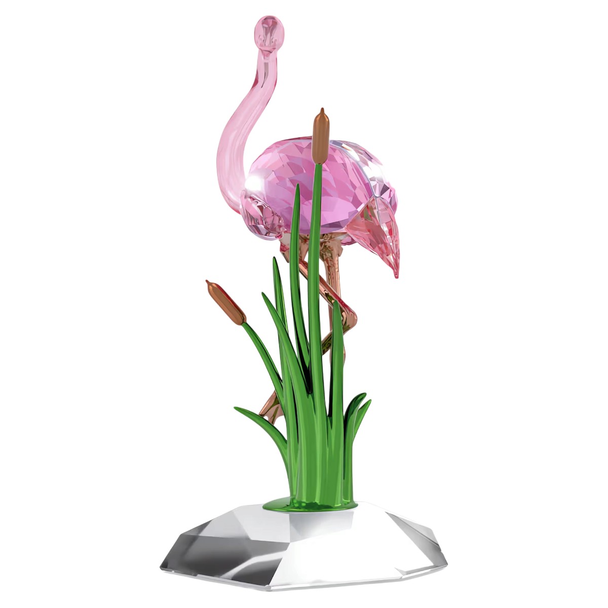 Swarovski Idyllia Figurine, Flamingo