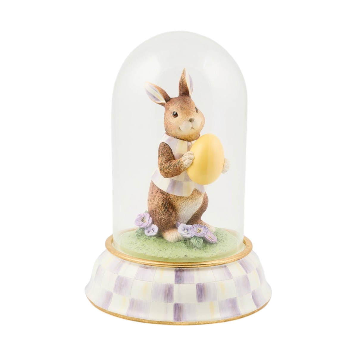 MacKenzie-Childs Pansy Party Bunny Cloche