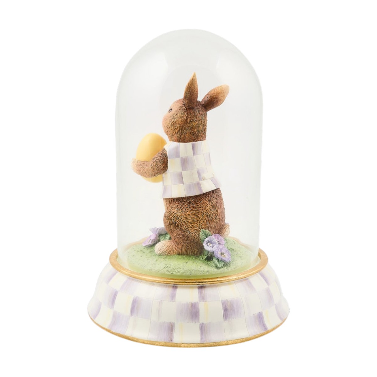MacKenzie-Childs Pansy Party Bunny Cloche