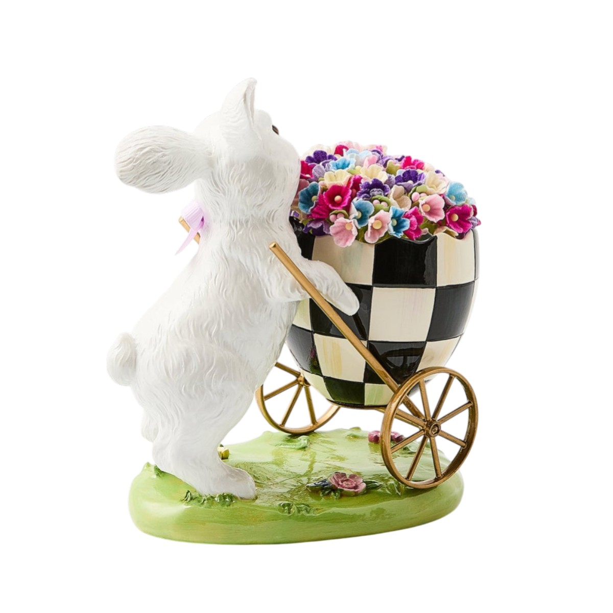 MacKenzie-Childs Bunny Egg Cart, Frolic Spring
