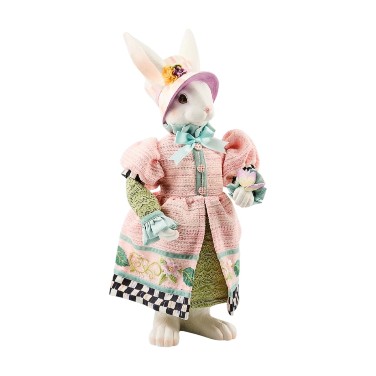 MacKenzie-Childs Mrs. Rabbit Figurine, Frolic Spring